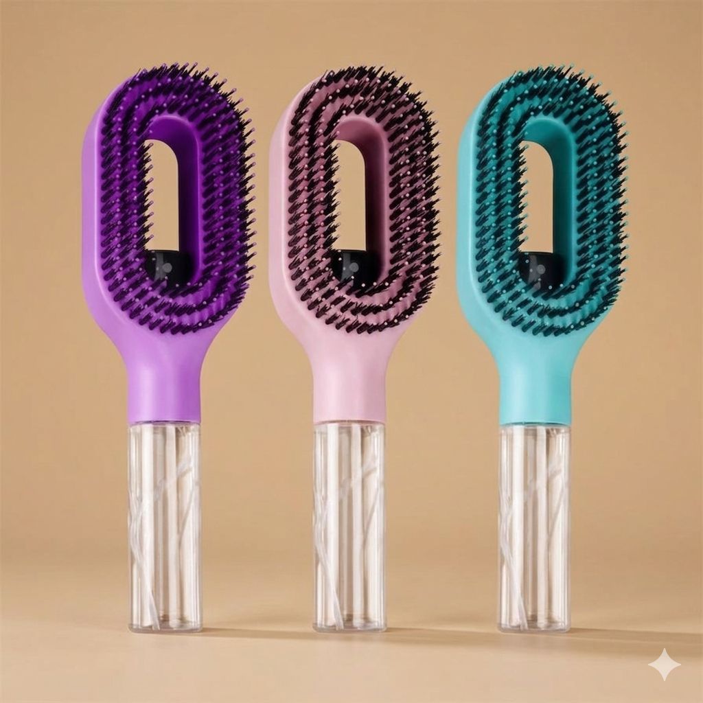 Cepillo Antifrizz con Spray Integrado Mas accesorios