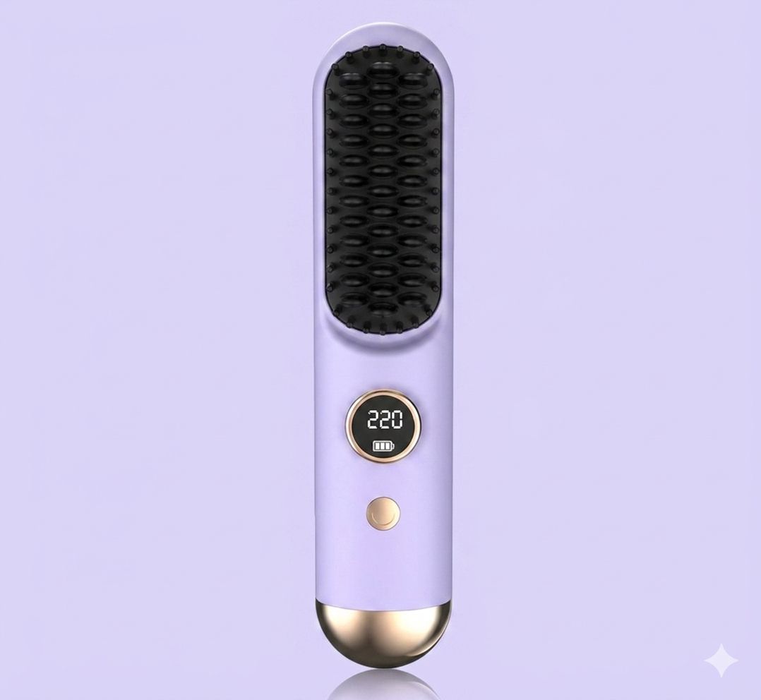 Cepillo Alisador Inalámbrico, Premium 9 niveles