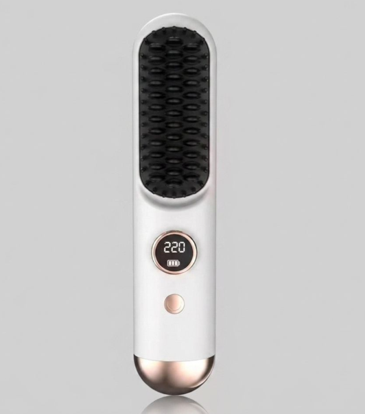 Cepillo Alisador Inalámbrico, Premium 9 niveles